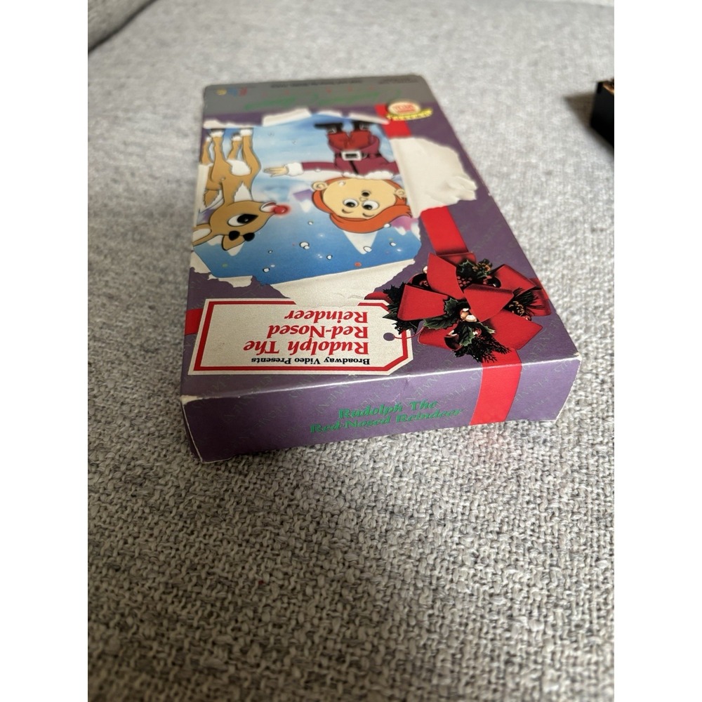 Rudolph the Red-Nosed Reindeer (VHS, 1989) Burl Ives Vintage 80s Classic Cartoon - Picture 4 of 7